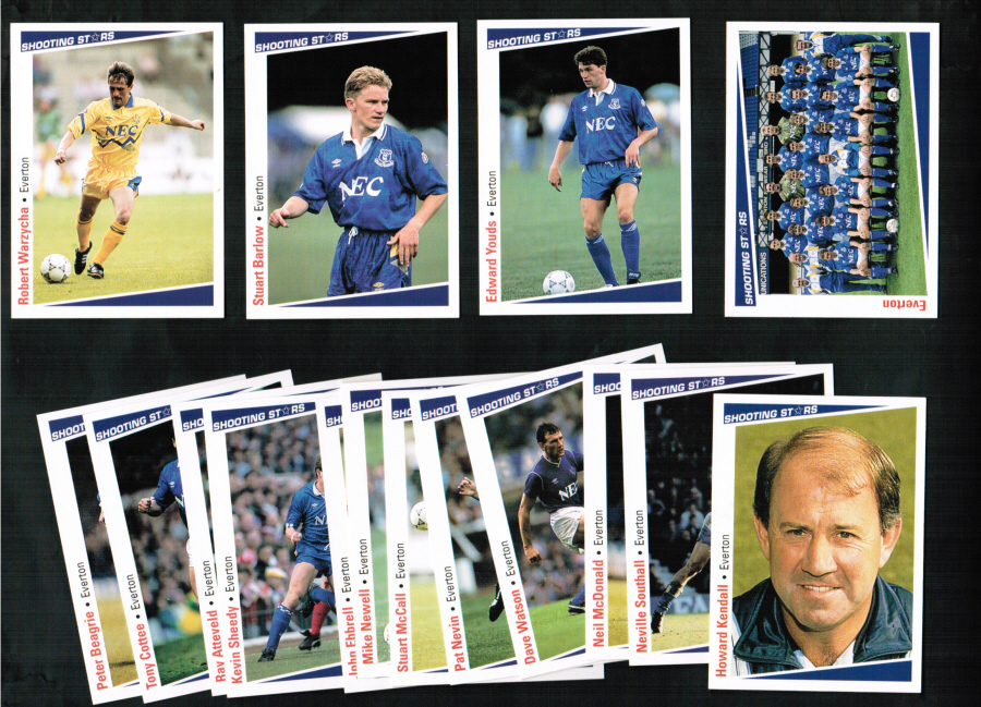 Everton Football Cards 1991 Merlin Team Set